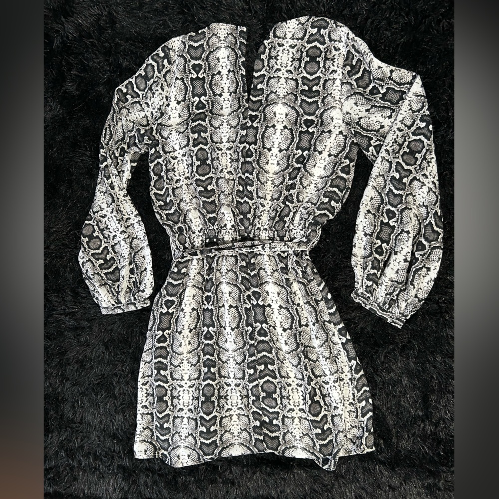 Express Snake Print Dress - Picture 5 of 6